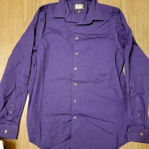 Express Men's Royal Purple Button Up Shirt